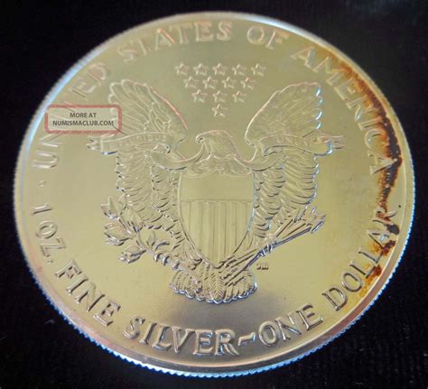 1991 1 Oz 999 American Silver Eagle Dollar Bullion Toned Gem Bu