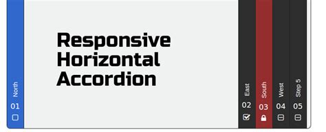 Responsive Horizontal Accordion Jquery Plugin