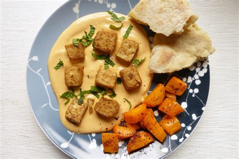 Falafelwürziger Tofu Mit Luftiger Tahin Creme Magentratzerlde