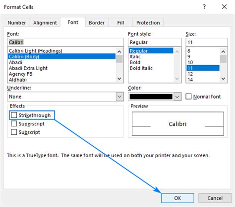 How To Strikethrough In Excel Shortcut Button And Conditional Formatting