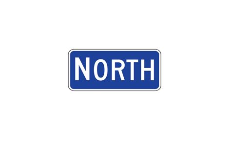 North Directional Sign M3 1 Interstate Traffic Safety Supply Company