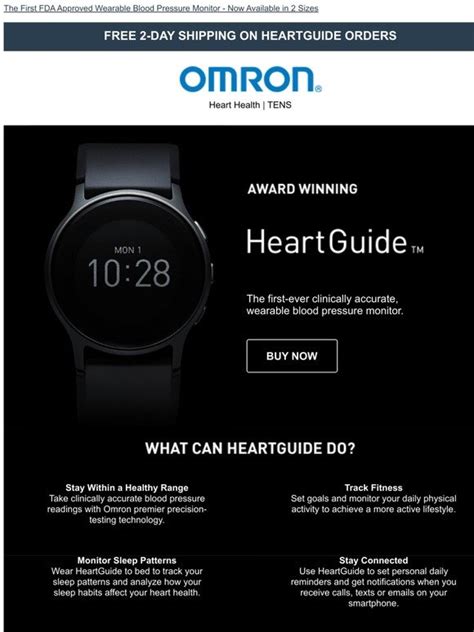 Omron Healthcare And The Awards Go To Heartguide The First