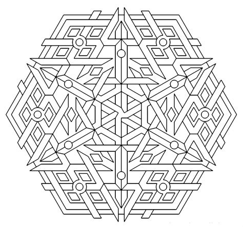 Become a fan on facebook! Free Printable Geometric Coloring Pages For Kids