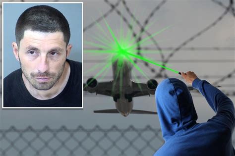 Man Arrested After Allegedly Pointing Laser At Commercial Plane Then At