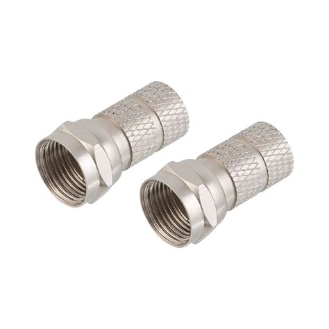 Coax Connectors F Type Male Rg59 Twist On 2 Pack Arlec Uk