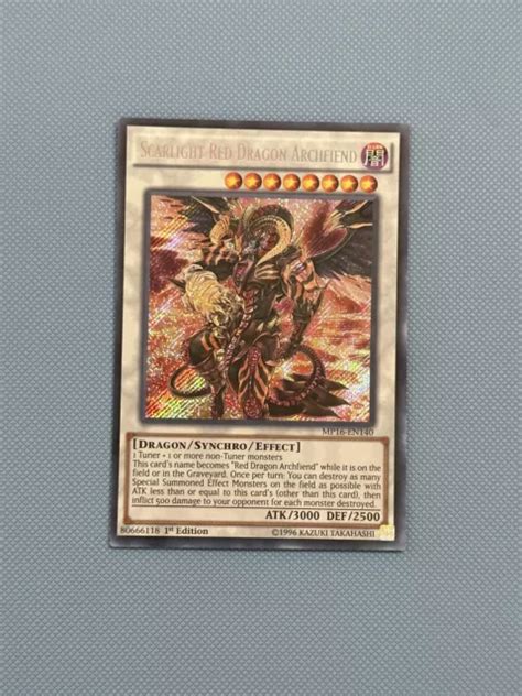 Yu Gi Oh Tcg Scarlight Red Dragon Archfiend Mega Pack 2016 Mp16 En140