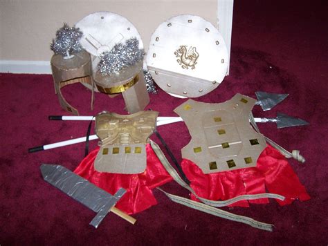 The Cardboard Crafter Project Ideas Roman Soldier Costume Soldier Costume Roman Soldier