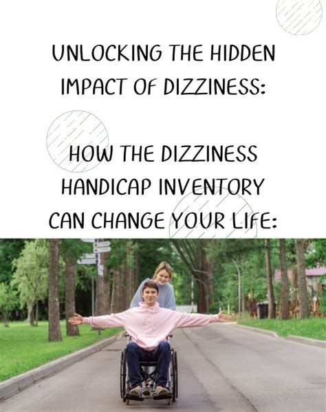 Unlocking The Hidden Impact Of Dizziness How The Dizziness Handicap