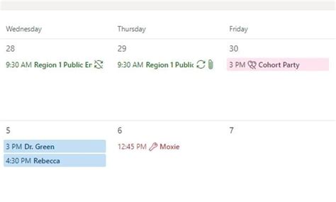 Understanding Outlooks Calendar Patchwork Colors