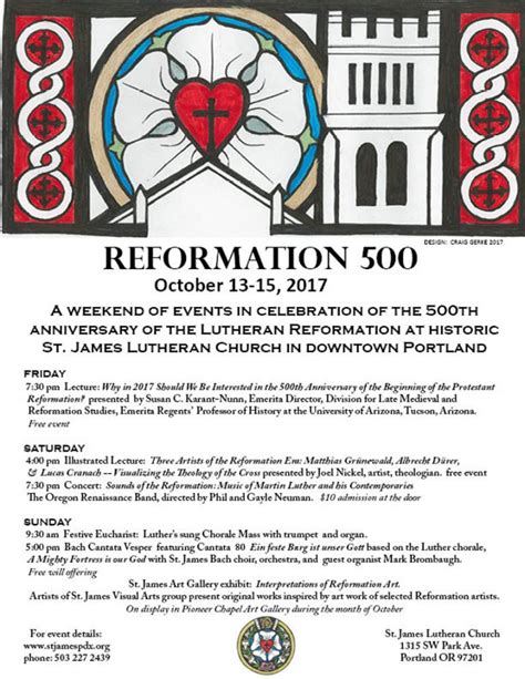 Reformation 500 St James Lutheran Church