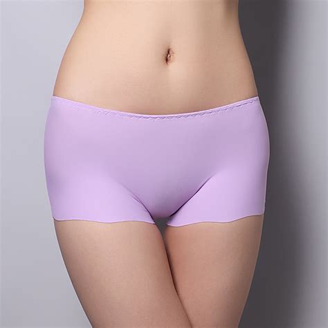 female seamless ice silk safety pants shorts casual women s summer pants briefs panties best