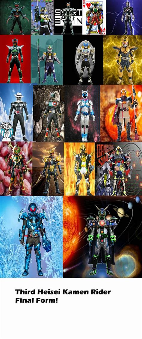 Third Heisei Kamen Rider Final Form By Ammarmuqri2 On Deviantart