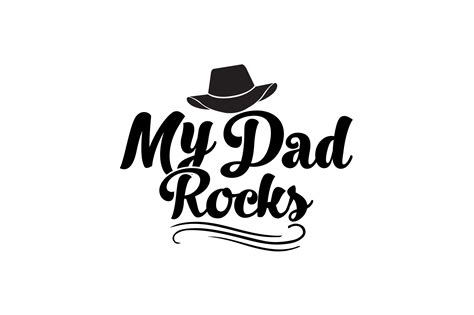 My Dad Rocks Graphic By Designstore22 · Creative Fabrica