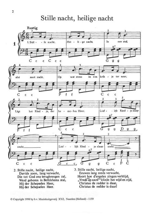 Kerstliederen Kopen 30 Dagen Bedenktijd Bladmuziek Voor De Pianist