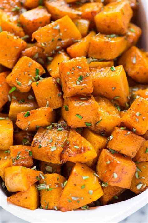 Roasted Butternut Squash Easy And Delicious Side