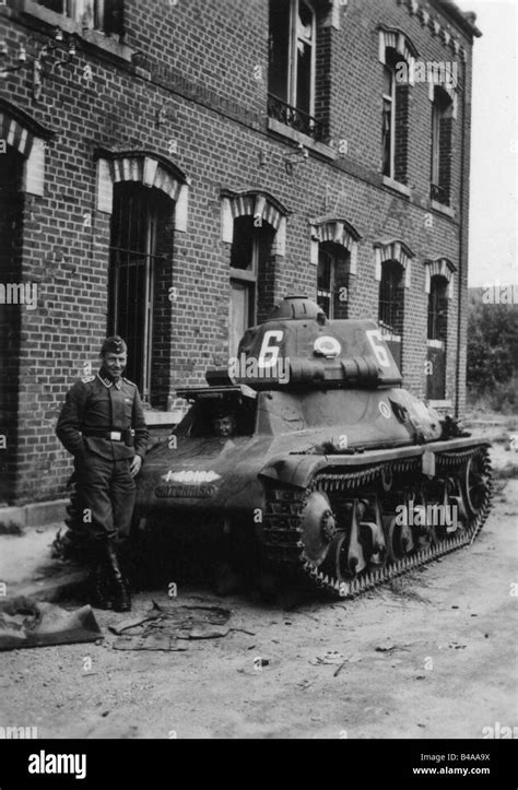 Events Second World War Wwii France Abandoned French Tank