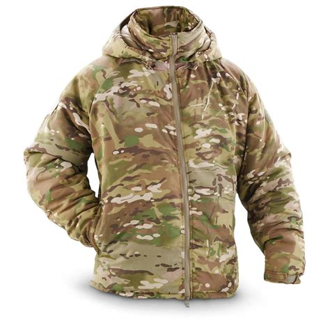 Us Military Surplus Primaloft Hooded Jacket New 594051 Camo