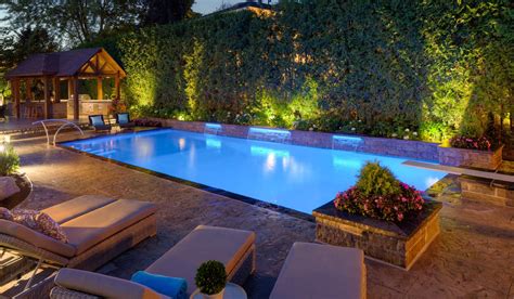 Pool landscape design sure can tie your head in a knot. Landscape & Pool Lighting : Betz Pools
