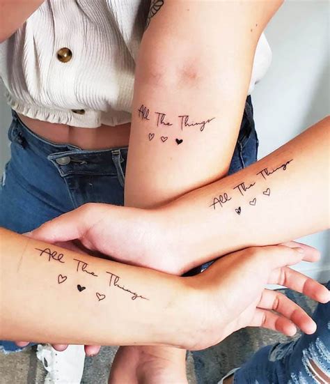 Matching Friendship Tattoos Small Matching Tattoos Matching Best