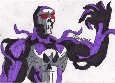 Symbiote Punisher Design By Chahlesxavier On Deviantart
