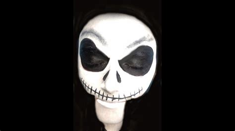Jack Skellington Halloween Makeup Tutorial Primp Powder Pout Youtube