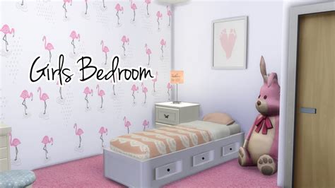 The Sims 4 Room Build Girls Bedroom Youtube