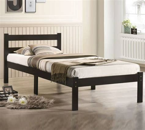 tekkashop fdbf0315 full solid rubberwood bed frame rangka tilam l190 x w90 x h80cm with slat