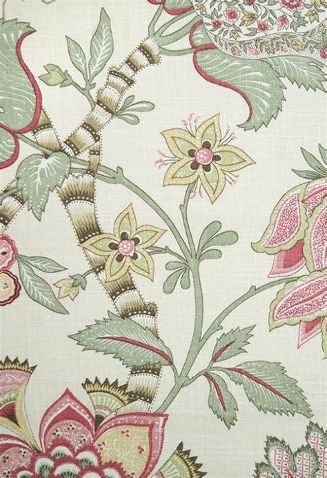 Clayton Linen Fabric Indienne Inspired Linen Design Fabric In Cream