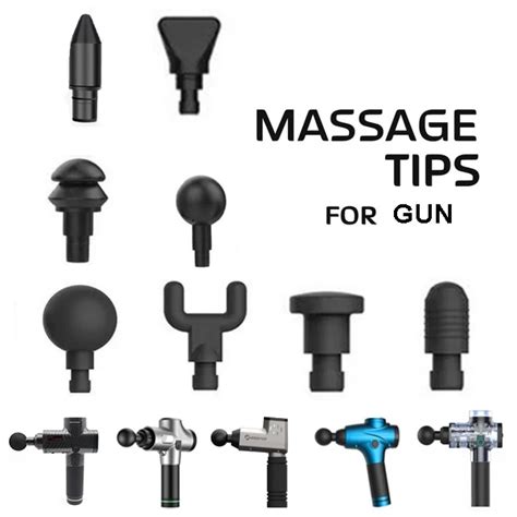 Massage Gun Accessories 4 8pcs Jigsaw Electric Head Body Muscle Adapter Free Nude Porn Photos