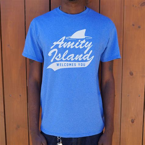 Amity Island Welcomes You Jaws Mens T Shirt Plus Size T Shirts