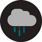 Rain Icon Flat Pixabay Weather Storm Graphic