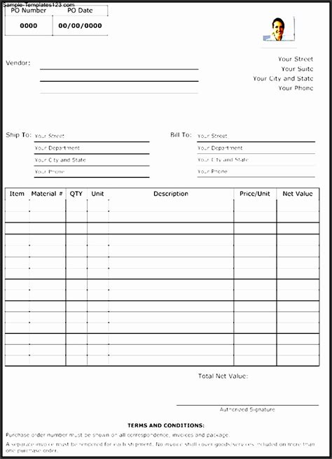 material purchase order template sampletemplatess