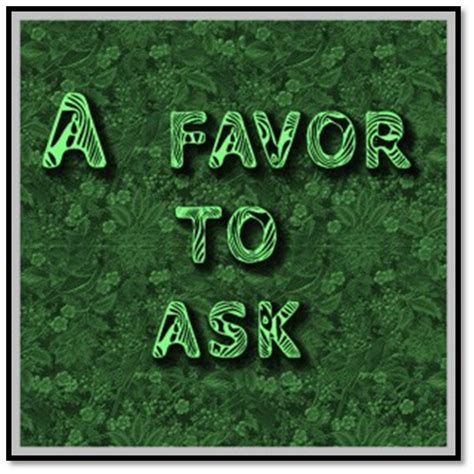 how to ask for a favor eage tutor