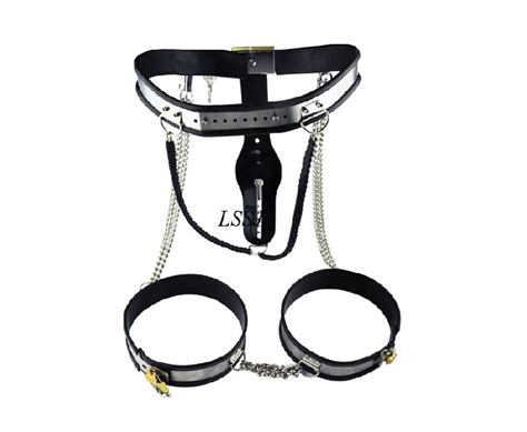 metal chastity belt for female chastity pants anti masturbation tool sex restraint bandage drop