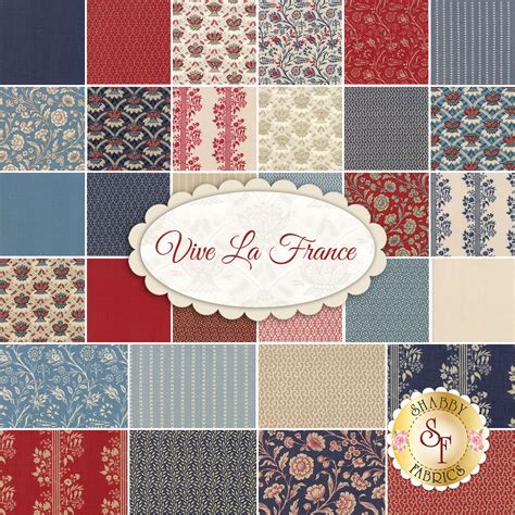 Vive La France 32 Fq Set By French General For Moda Fabrics Vive La