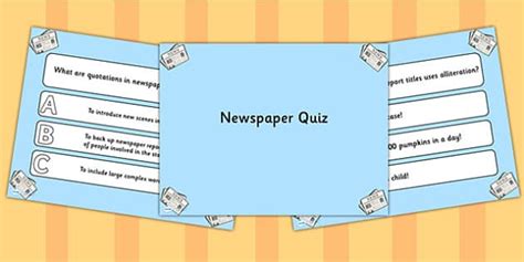 Newspaper Writing Powerpoint Quiz Teacher Made Twinkl