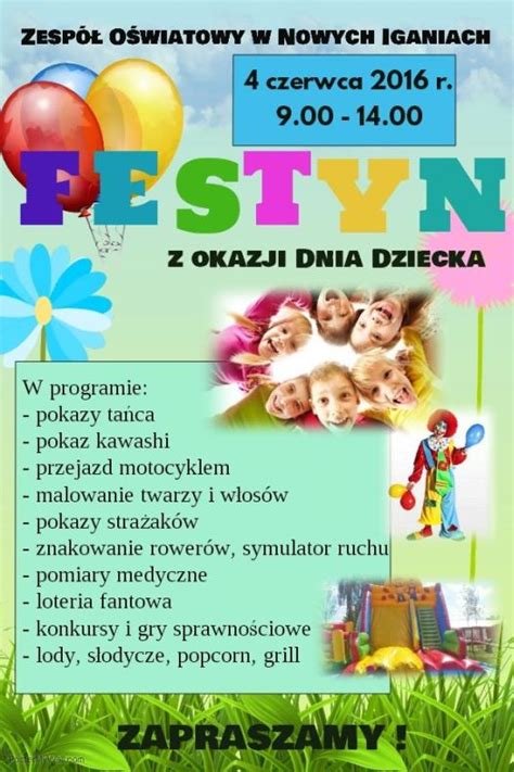 Poniżej znajdziesz nasze propozycje podzielone na kategorie wiekowe (4+, 6+, 8+, 10+), a pełna lista tytułów czeka na ciebie tutaj. Festyn z okazji Dnia Dziecka