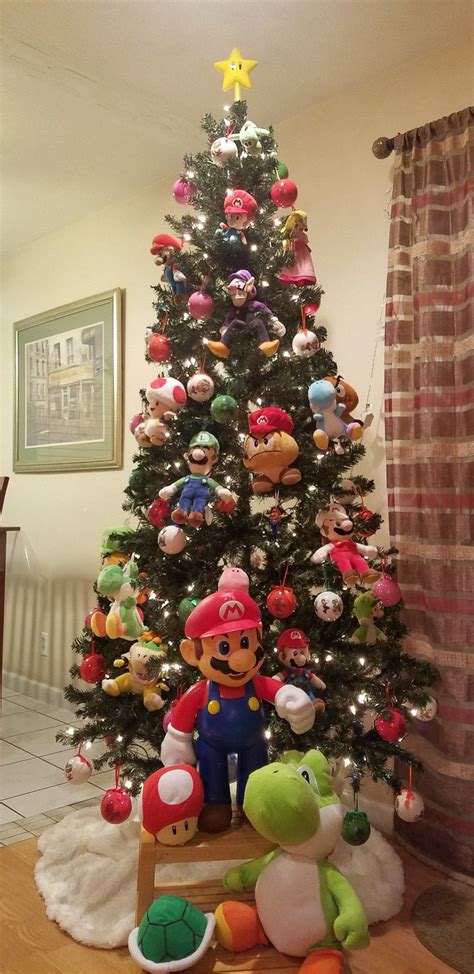 Mario Bros Theme Christmas Tree Christmas Themes Christmas Fun