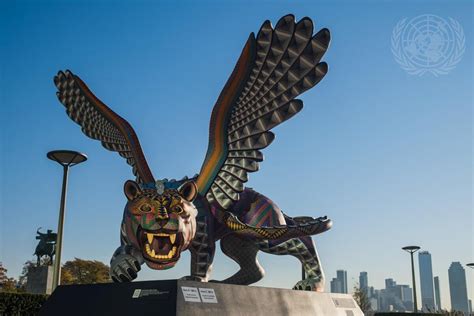 The United Nations just unveiled a statue of a beast outside its ...