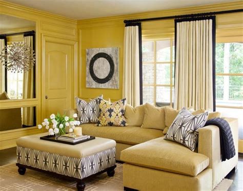 Yellow Colors In Modern Living Room Designs