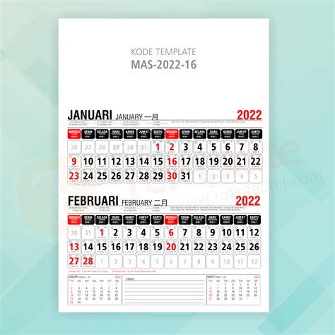 Kalender 2022kalender Dwiwulan 2022 Dilengkapi Dengan Penaggalan