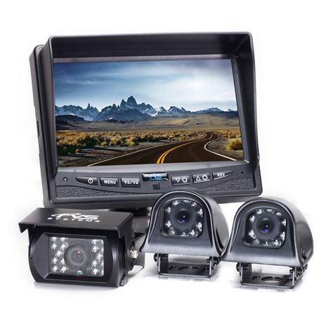 Rear View Safety Backup Camera System With Side Cameras Overtons