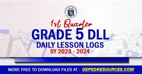 New Grade 5 Daily Lesson Log 1st Quarter Deped Resour Vrogue Co