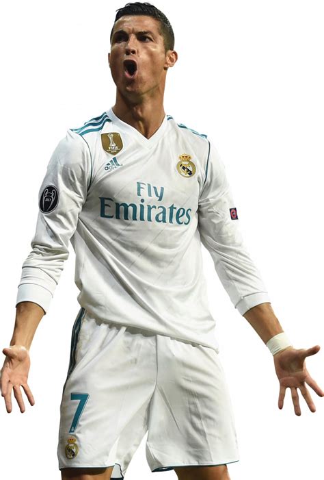 Cristiano Ronaldo Real Madrid Football Render Footyrenders