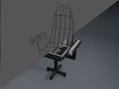 Low Poly Gaming Chair 3d Model Cgtrader