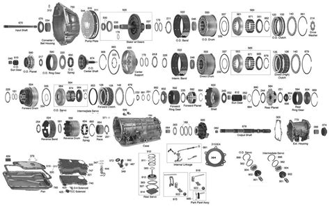 A4ld Transmission Parts Diagram Trans Parts Online