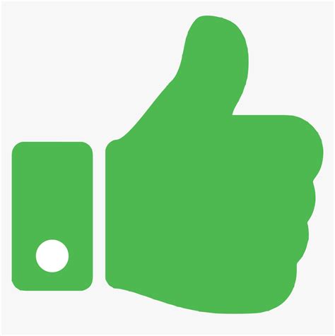 Green Thumbs Up Icon Hd Png Download Transparent Png Image Pngitem