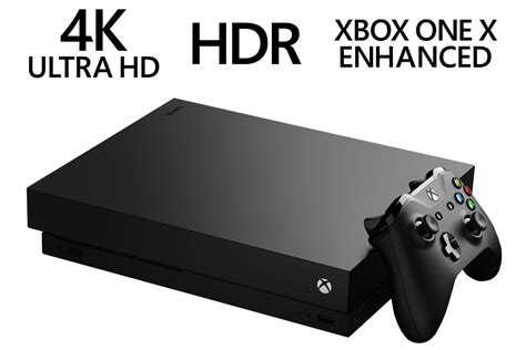 microsoft xbox one x 1tb console with wireless controller xbox one x enhanced hdr native 4k