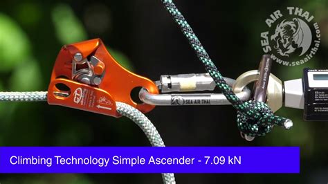 Climbing Technology Simple Ascender Test Youtube