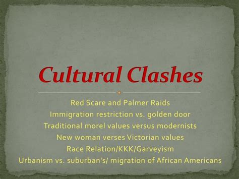 Ppt Cultural Clashes Powerpoint Presentation Free Download Id2830286